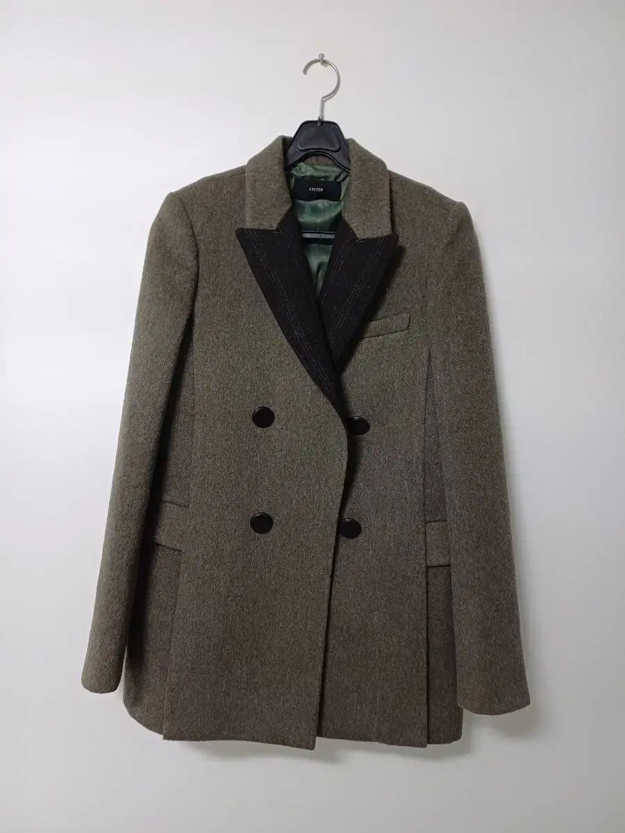 レディース SYSTEM ウール カシミア ダブルジャケット 90