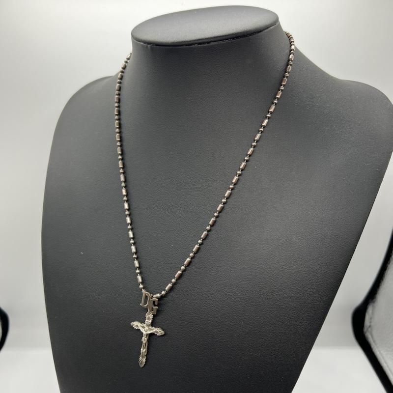 ドルチェアンドガッバーナ ロザリオ クロス ネックレス メンズ