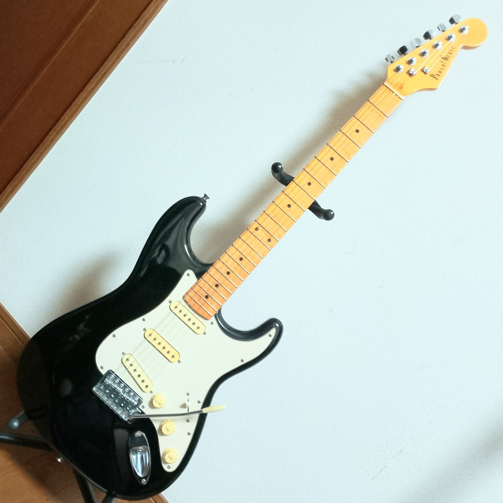 PhotoGenic ストラトキャスタータイプ エレキギター ブラック - メルカリ