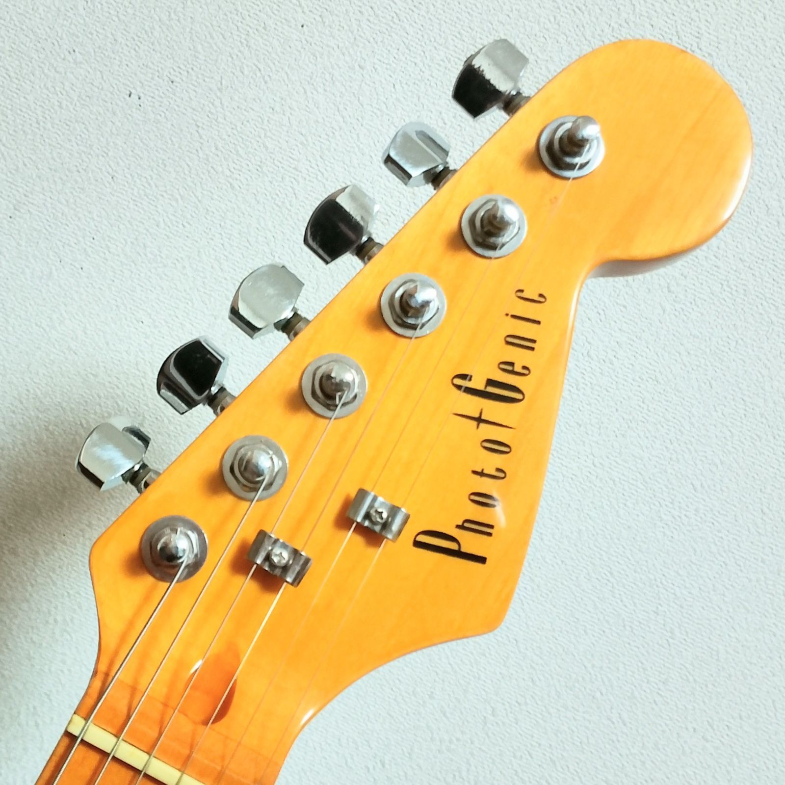 PhotoGenic ストラトキャスタータイプ エレキギター ブラック - メルカリ