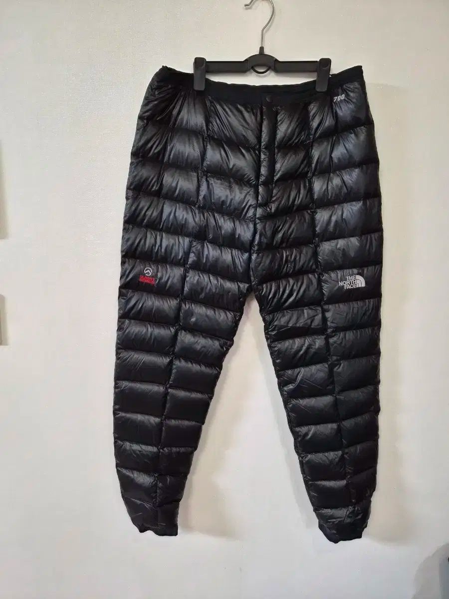 THE NORTH FACE ザノースフェイス 700 サミット ブラック ダウン パンツ 34 36 ウエストバンド