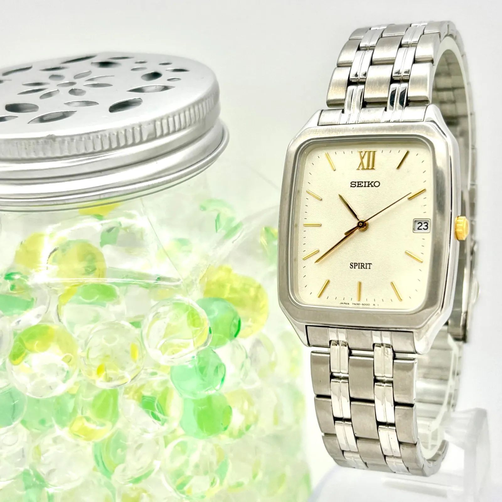 美品/新品電池】SEIKO セイコー SPIRIT スピリット メンズ 腕時計 7N32