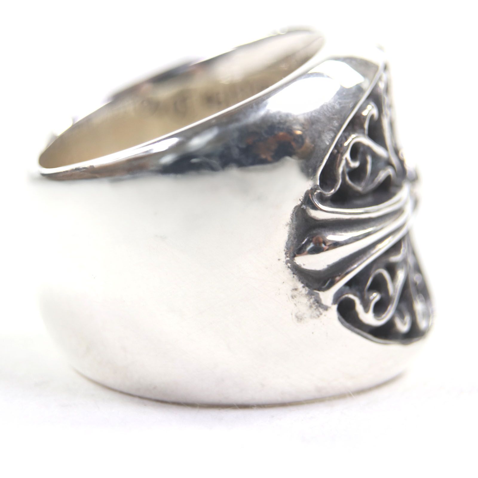 美品▽CHROME HEARTS クロムハーツ クラシックオーバルクロス 925