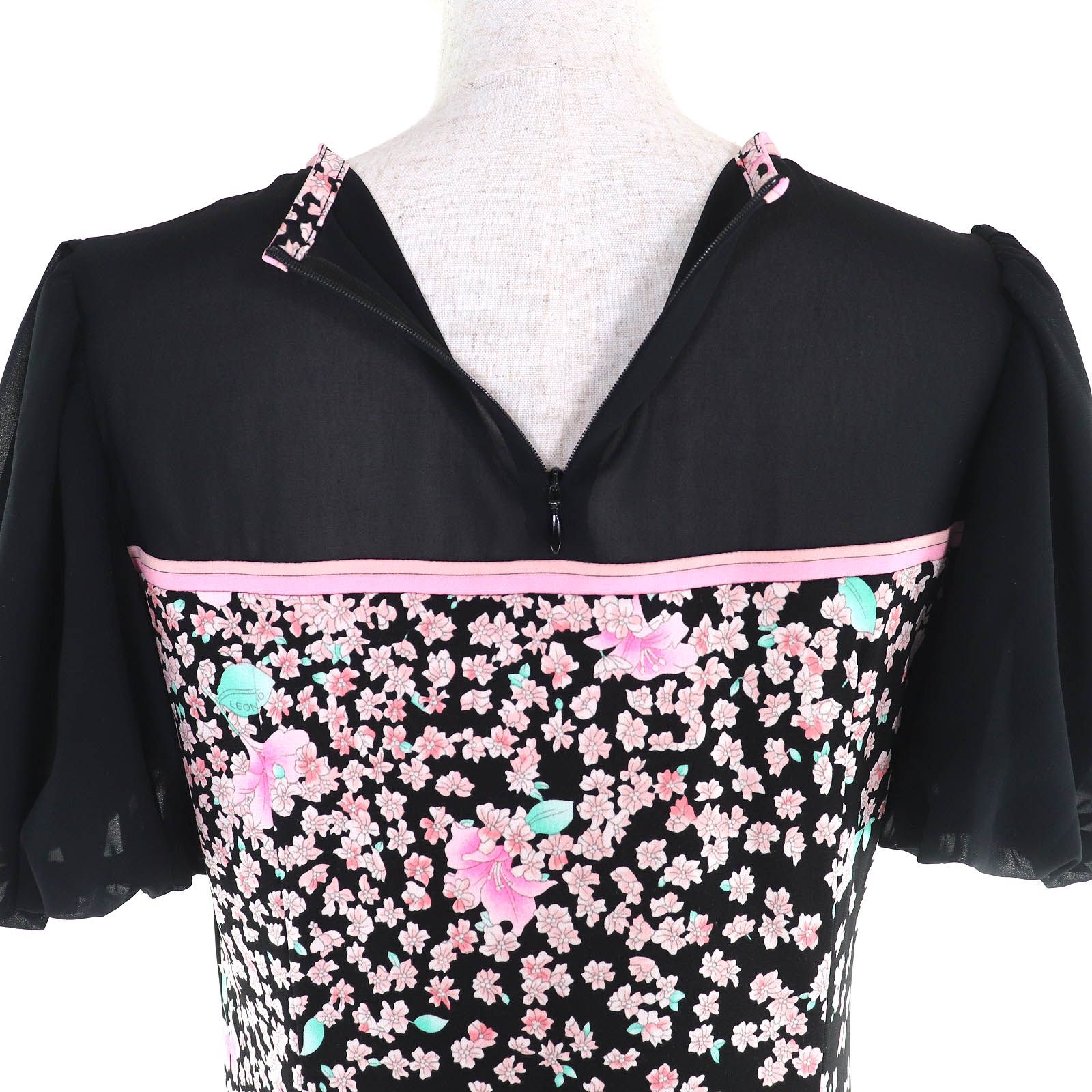 極美品△LEONARD FASHION レオナール ファッション 0130015 花柄