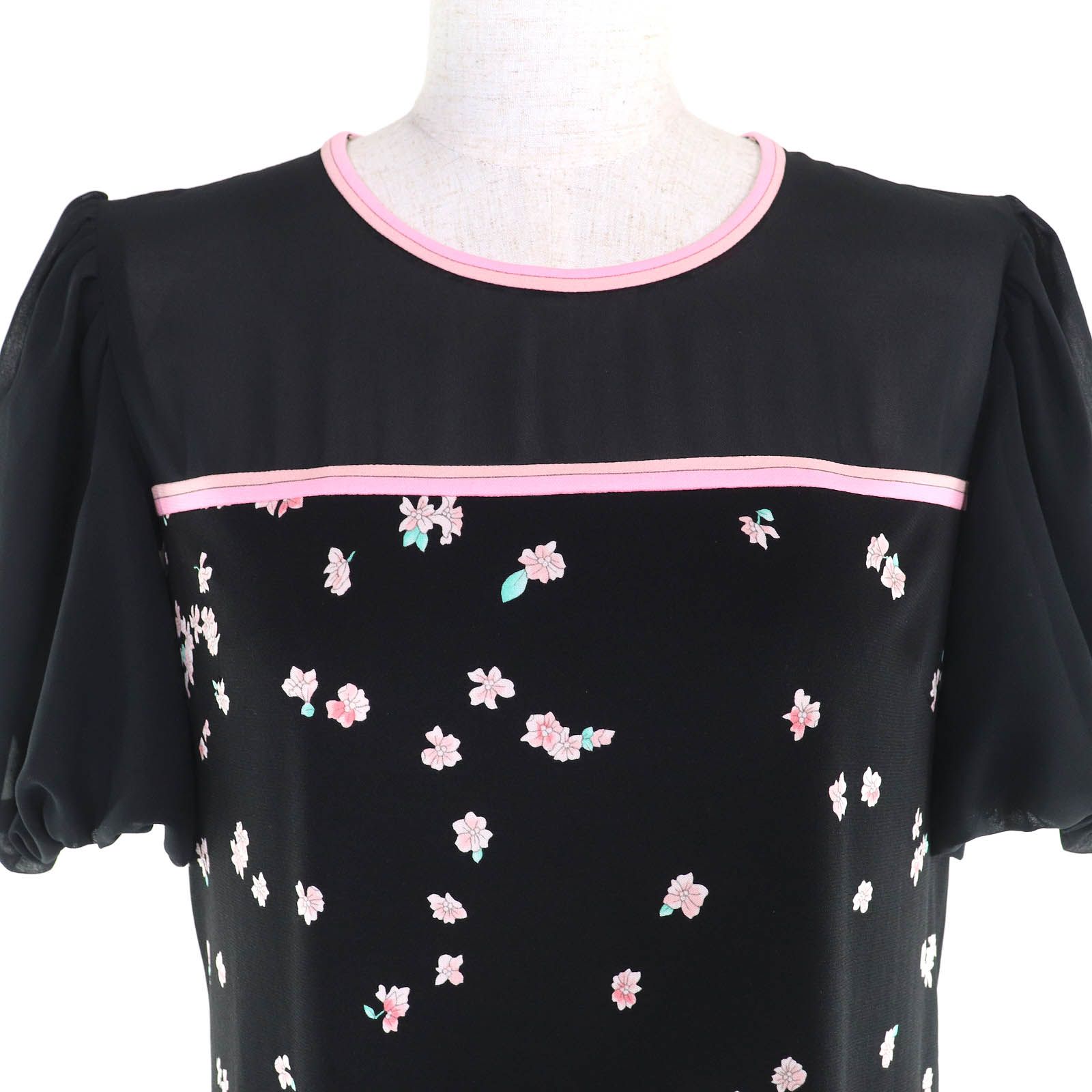 極美品△LEONARD FASHION レオナール ファッション 0130015 花柄