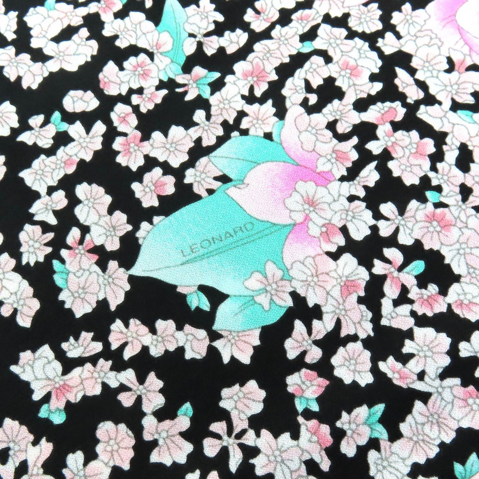 極美品△LEONARD FASHION レオナール ファッション 0130015 花柄