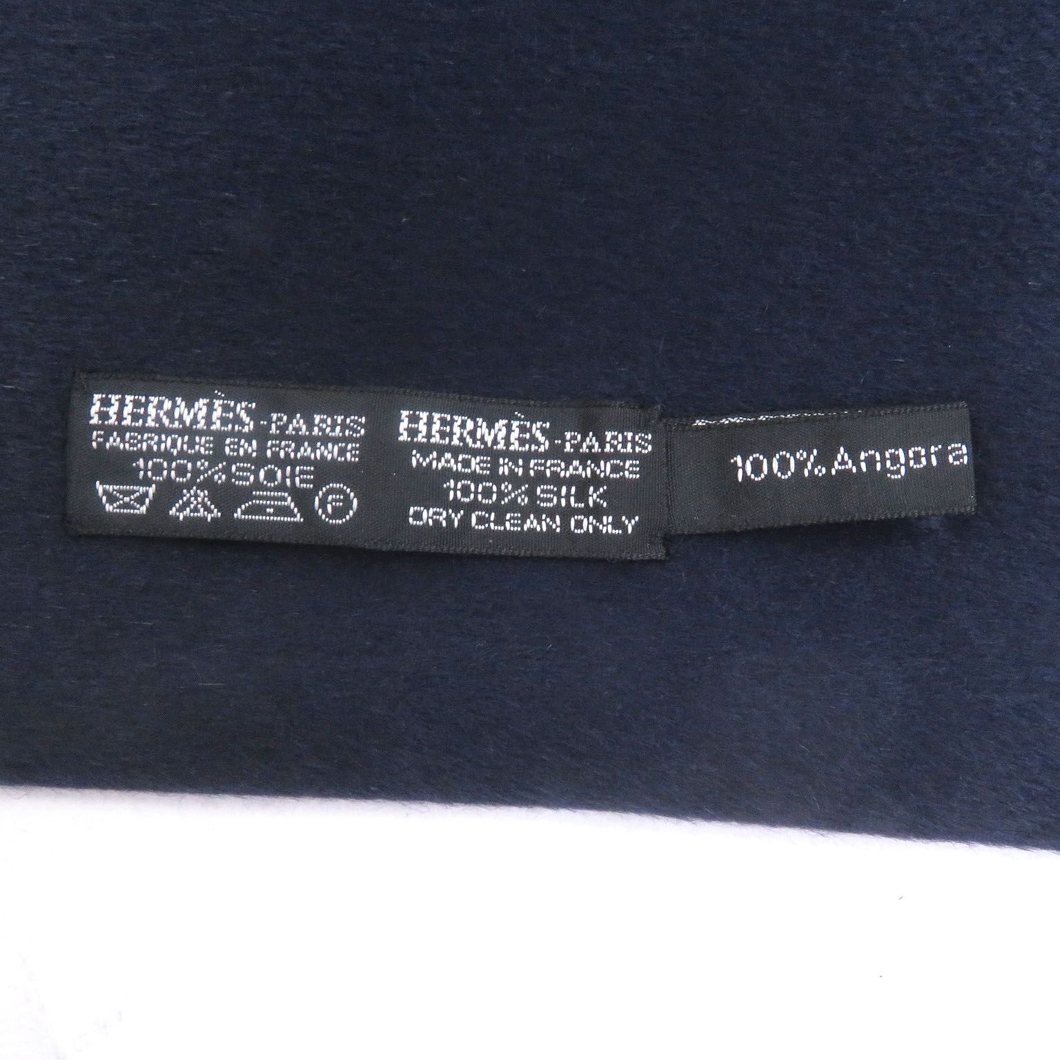 HERMES シルク　アンゴラ　シルク　両面　紺　マフラー　ストール 楽天市場】【中古】【非常に良い】 HERMES エルメス ショール ストール