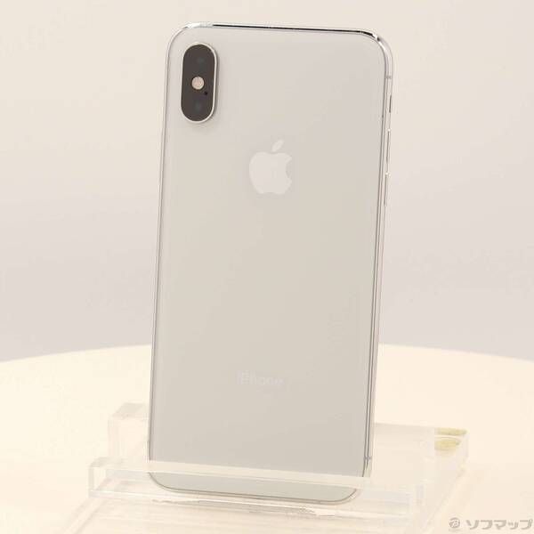 中古品〕 iPhoneXS 64GB シルバー MTAX2J／A SIMフリー【262】