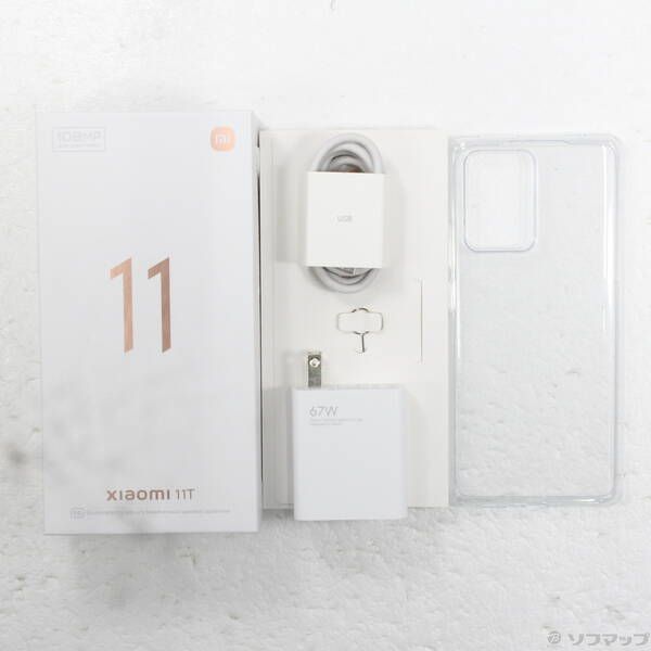 中古品〕 Xiaomi 11T 128GB ムーンライトホワイト 11TWH128GB SIM
