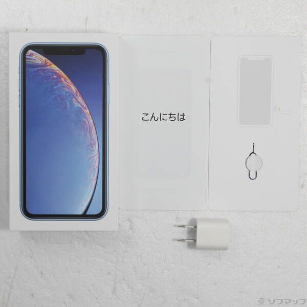 中古品〕 iPhoneXR 128GB ブルー MT0U2J／A SIMフリー【305】 - メルカリ