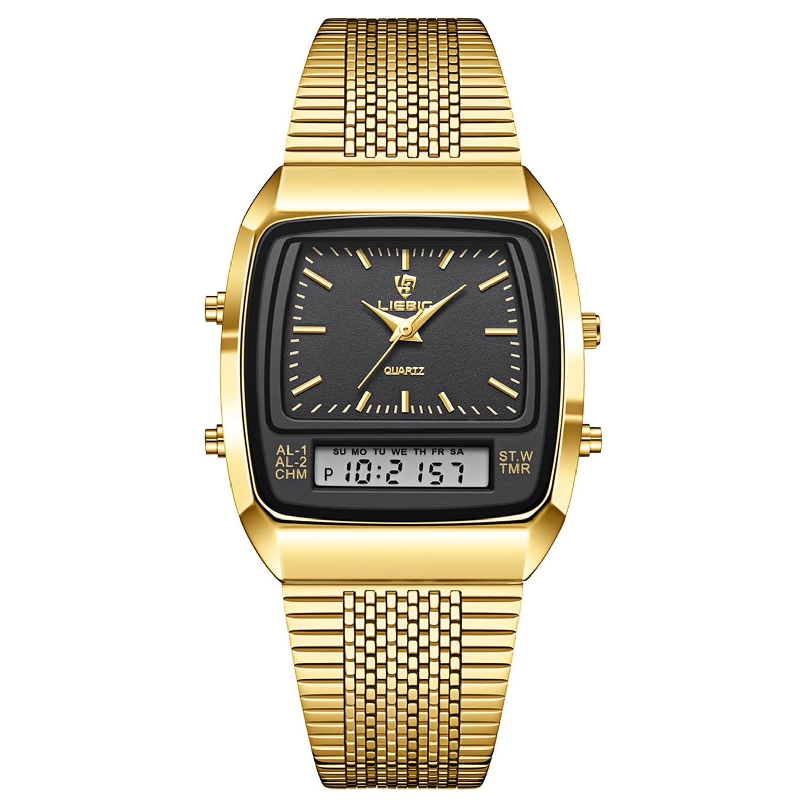 人気商品】クォーツ式 プレゼント ゴールドケース ギフト バー