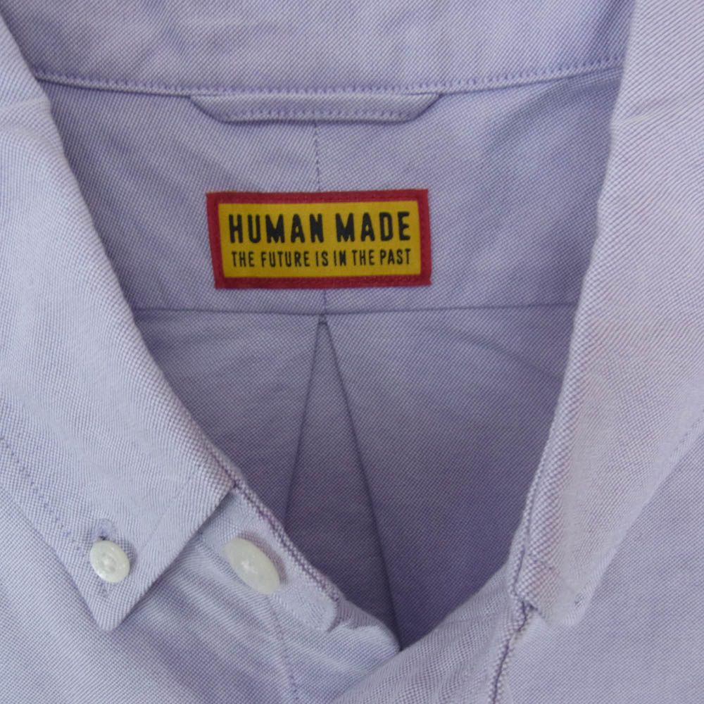 HUMAN MADE ヒューマンメイド 25SS Oxford BD L/S Shirt Purple