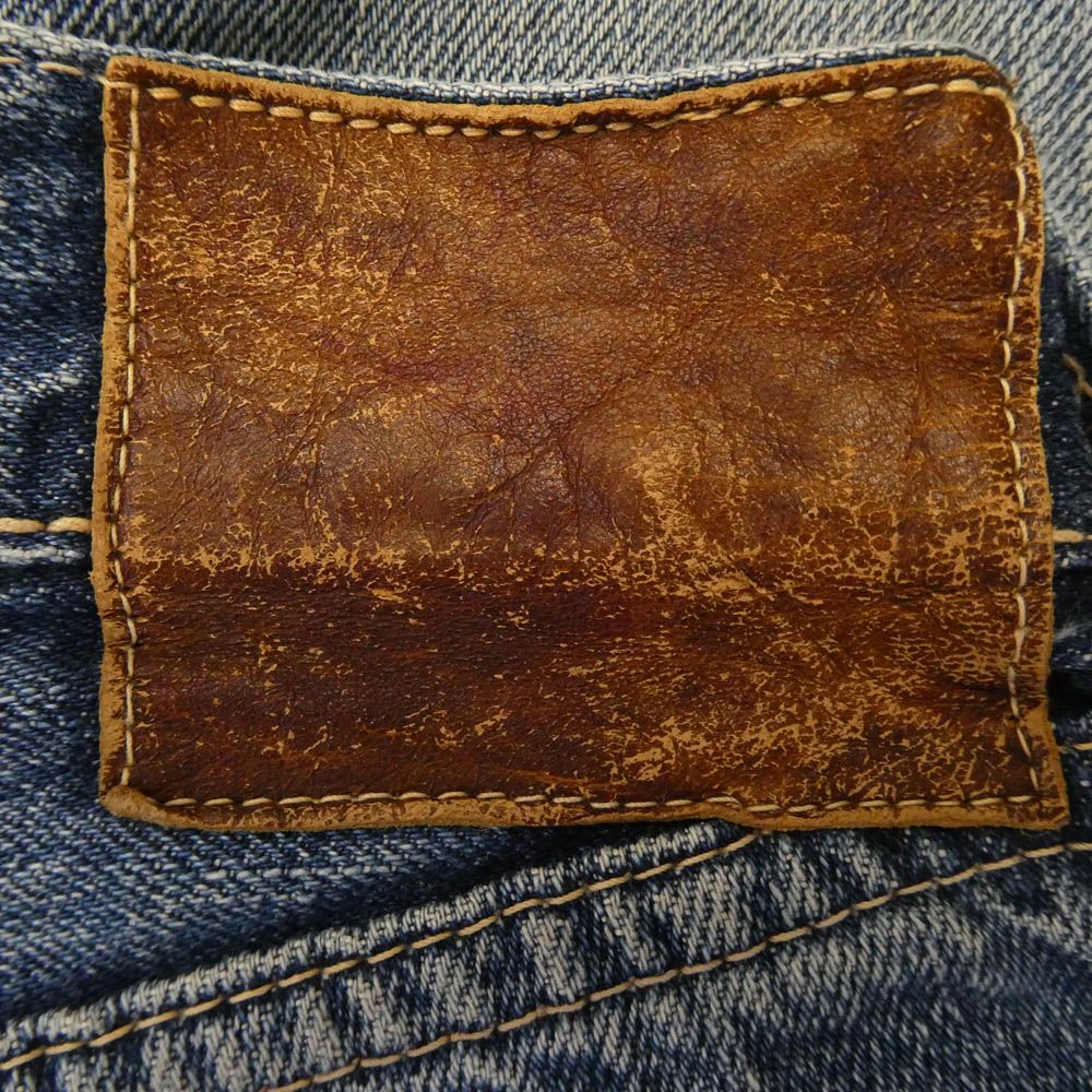 WAREHOUSE ウエアハウス 革パッチ XXタイプ セルビッチ デニムパンツ