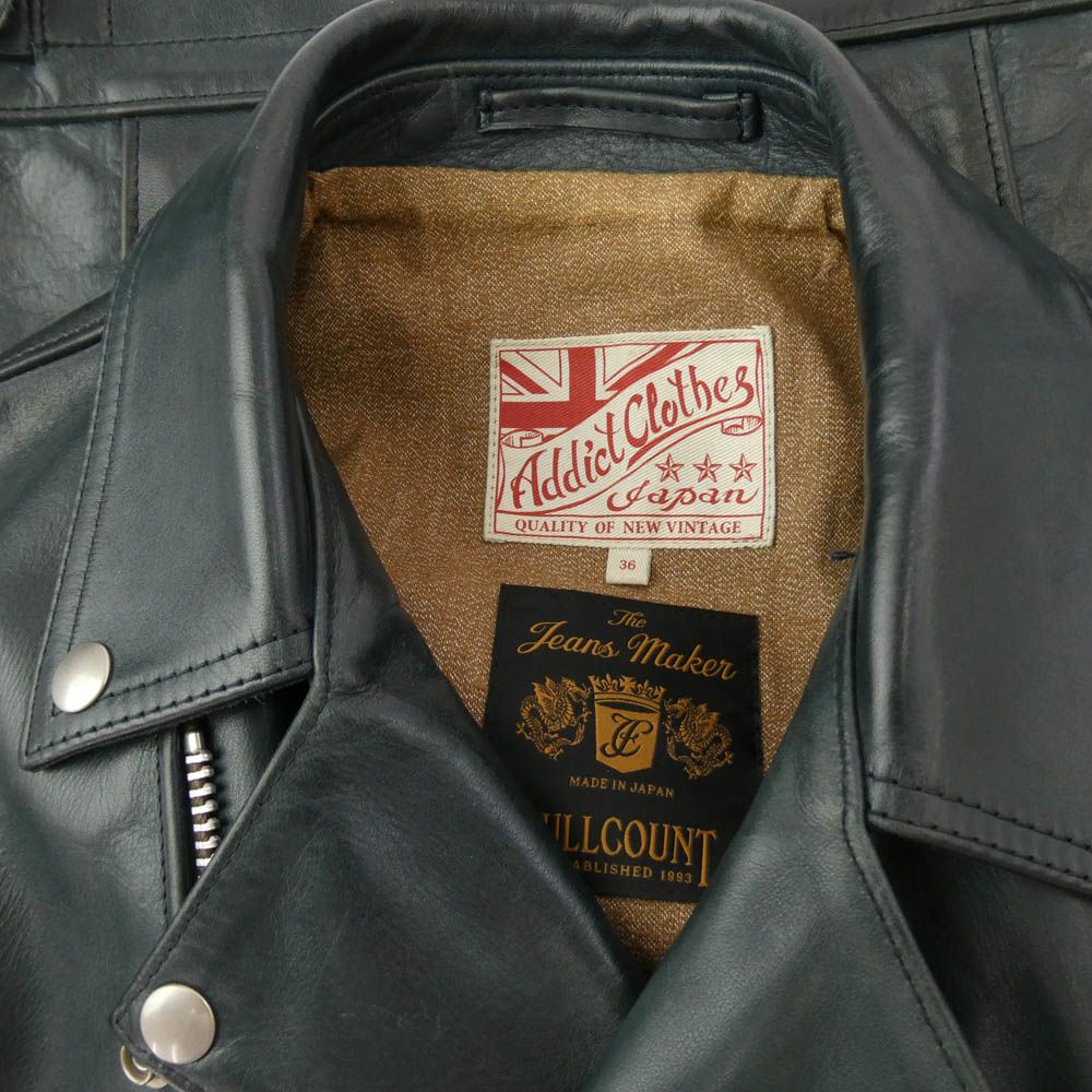 Addict Clothes シングルライダースジャケット 36 Addict Clothes レザーシングルライダース 36 ADDICT CLOTHES