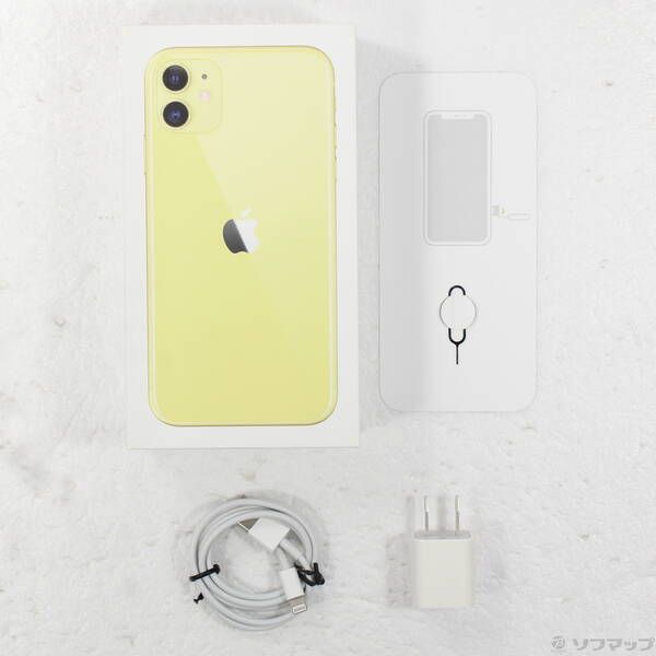 中古品〕 iPhone11 64GB イエロー MWLW2J／A SIMフリー【305】 - メルカリ
