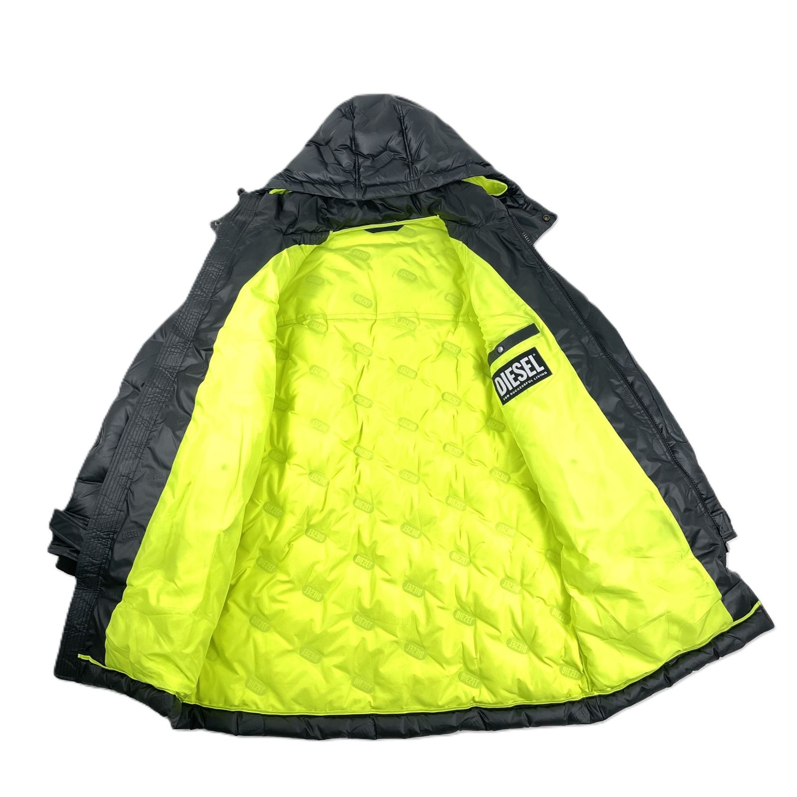 DIESEL ディーゼル A01548 W RUSSELL LONG THERMO フーデッドダウン