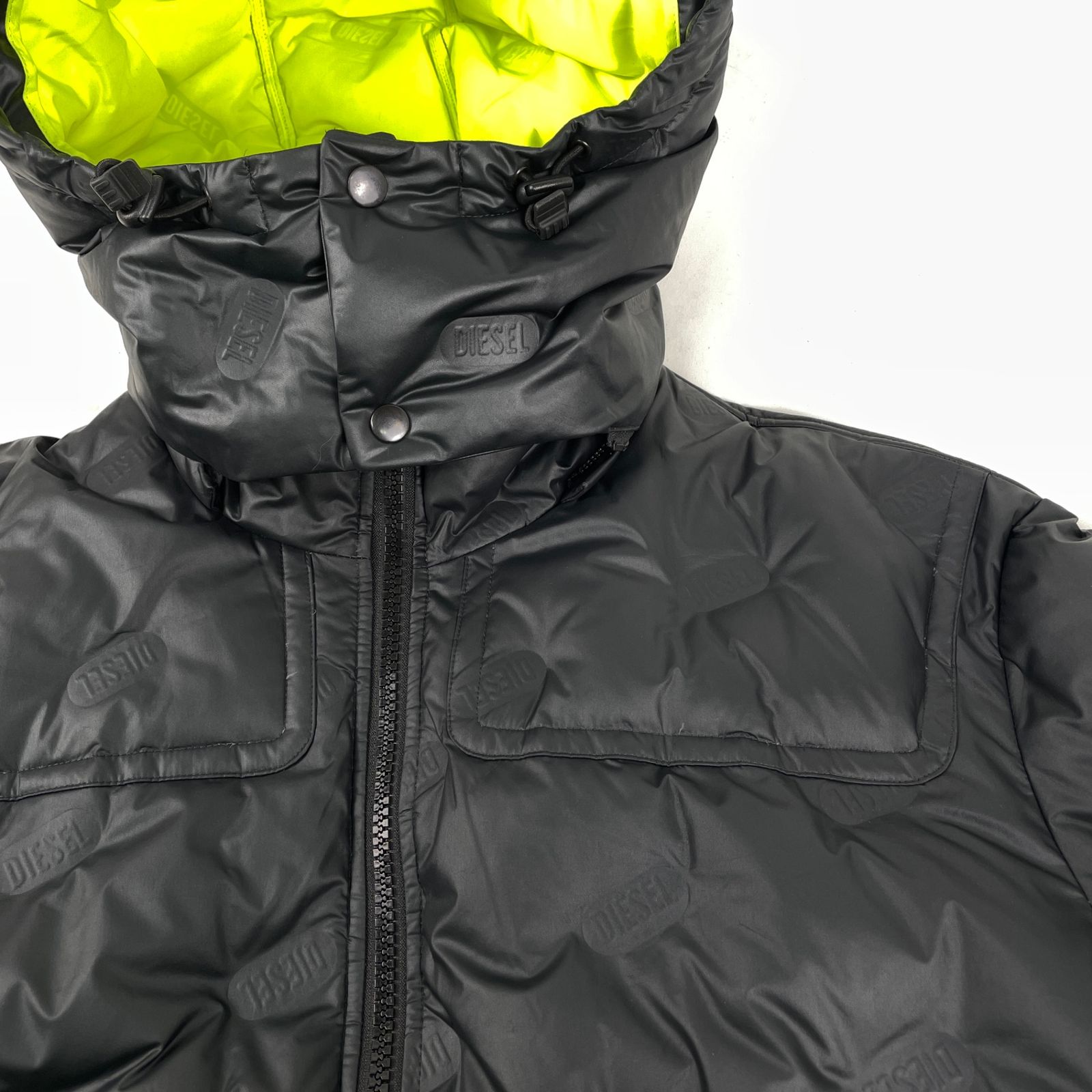 DIESEL ディーゼル A01548 W RUSSELL LONG THERMO フーデッドダウン