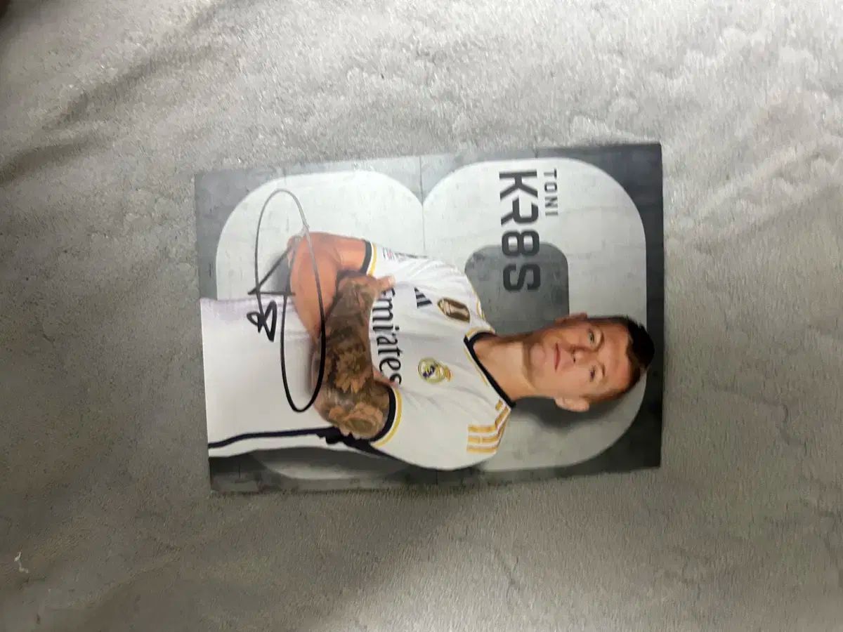 ルマドリード トゥーニ クロス サイン入り カード