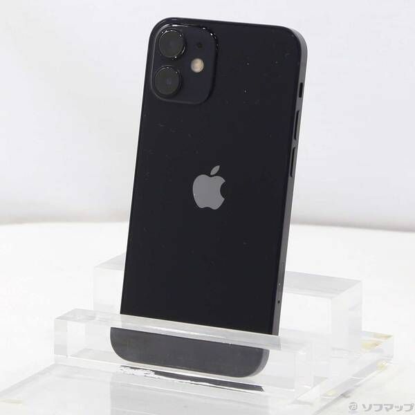SIMフリー MGDJ3J/A iPhone 12 Mini 128GB ブラック バッテリー最大容量68%