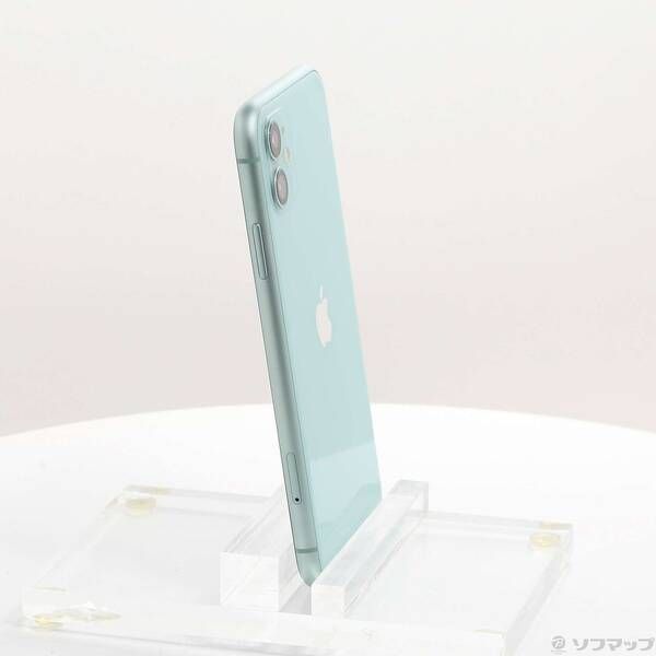 中古品〕 iPhone11 64GB グリーン MWLY2J／A SIMフリー【348】 64GB