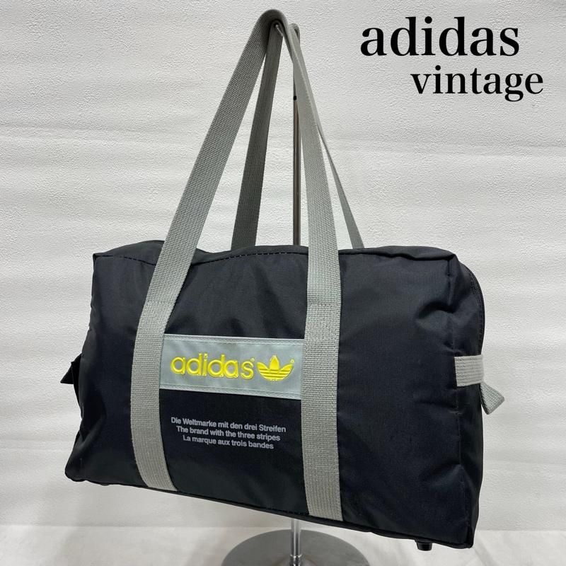 アディダス ヴィンテージ スクール バッグ ロゴ デサント 日本製