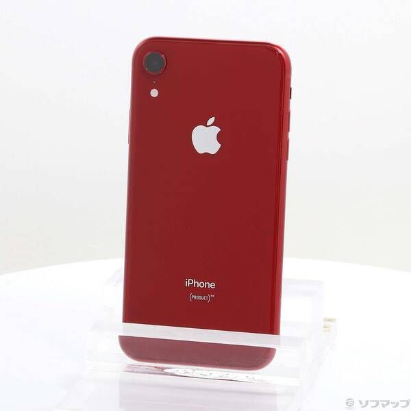 中古品〕 iPhoneXR 128GB プロダクトレッド MT0N2J／A SIMフリー【377