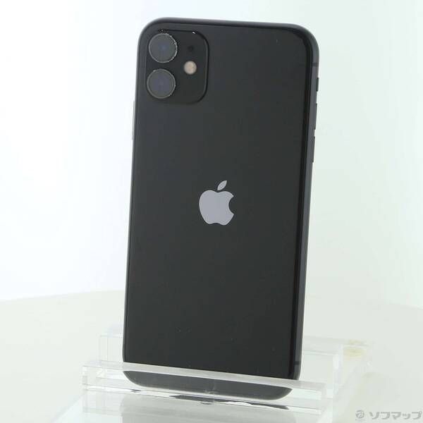 中古品〕 iPhone11 64GB ブラック MHDA3J／A SIMフリー【262】 こちら