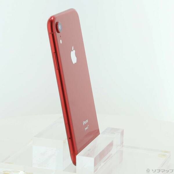 中古品〕 iPhoneXR 64GB プロダクトレッド MT062J／A SIMフリー【344