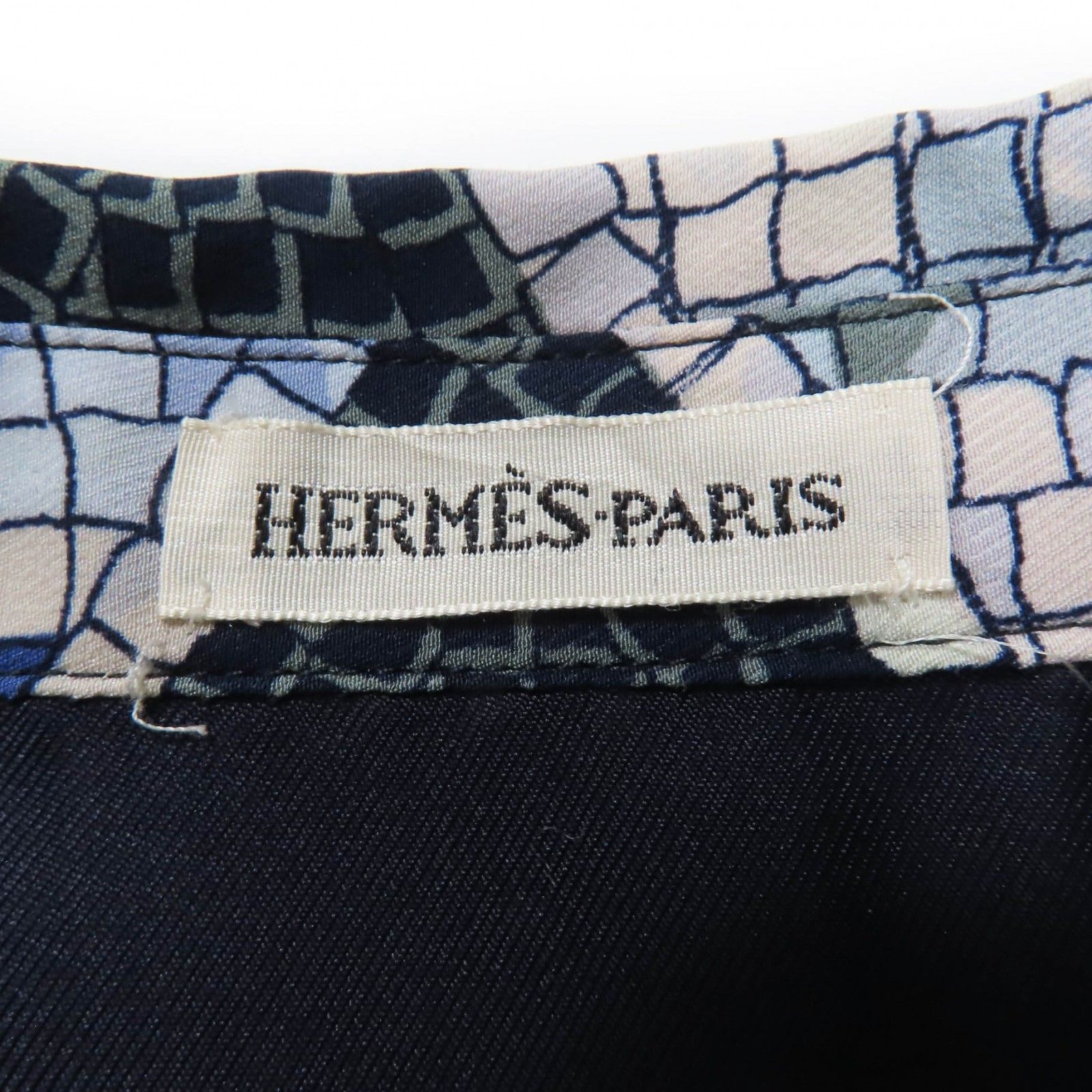極美品☆HERMES エルメス PAVEMENT シルク100％ マルジェラ期 総柄