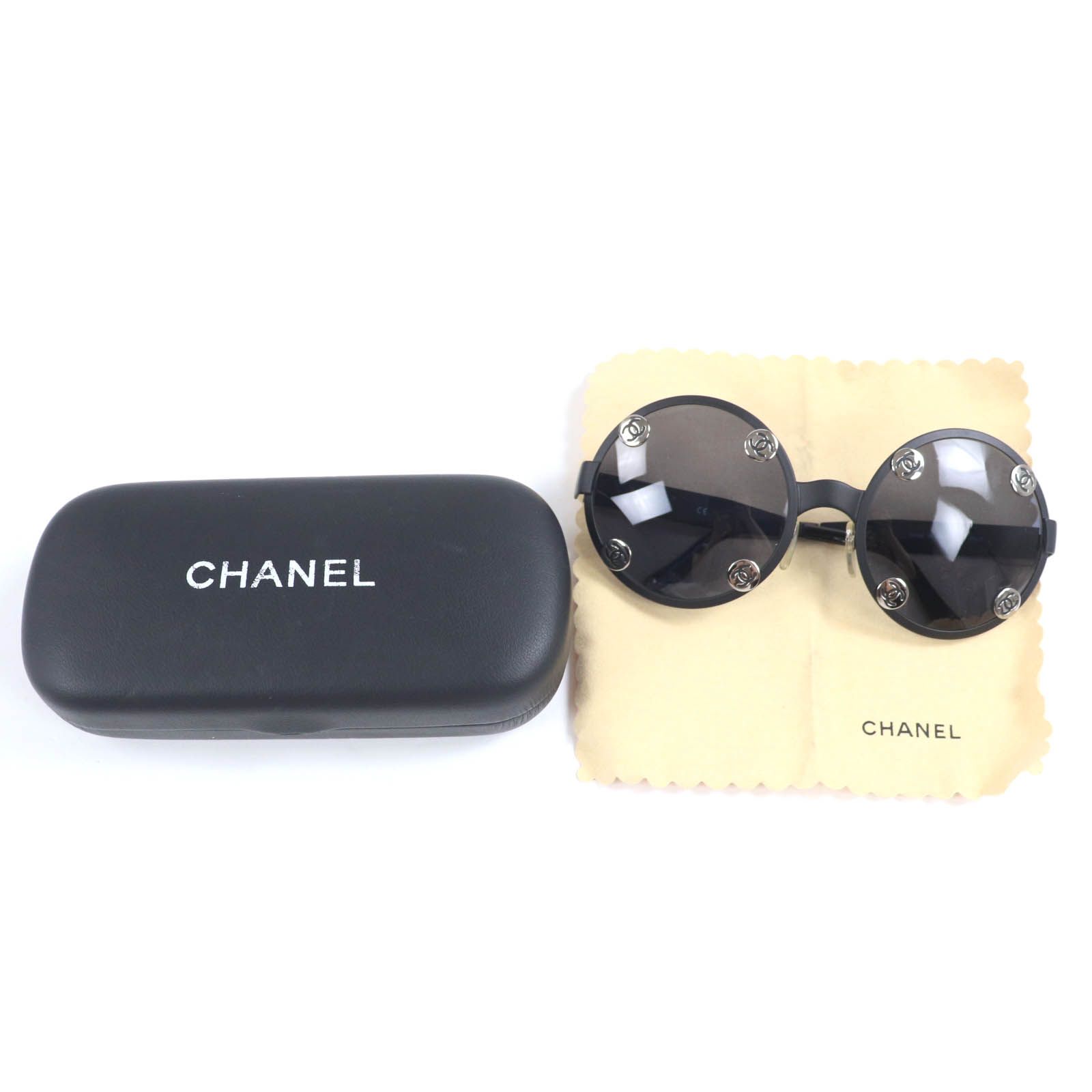 極美品☆CHANEL シャネル ヴィンテージ 08841 ココマーク ラウンド 