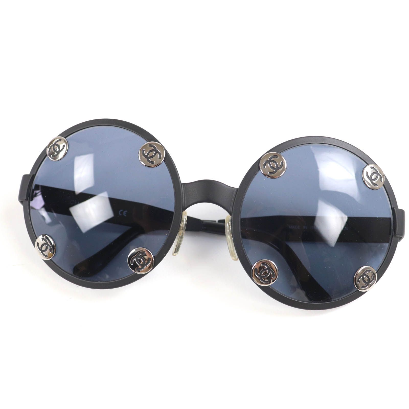 極美品☆CHANEL シャネル ヴィンテージ 08841 ココマーク ラウンド 