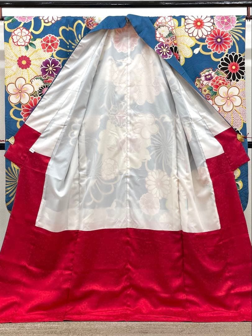 振袖 金駒 金彩 紋意匠 身丈173cm 撥水加工済 MO3173 - メルカリ