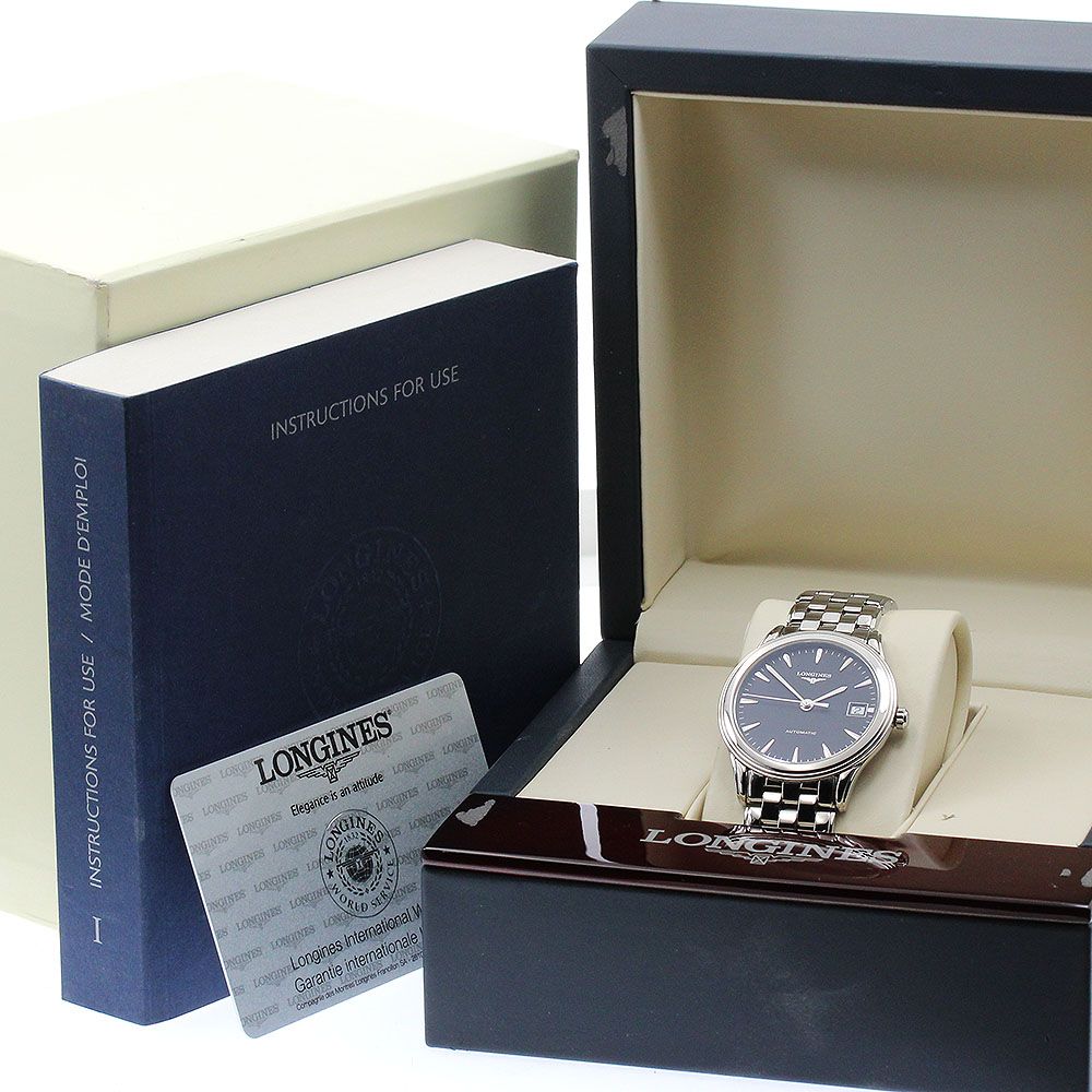ロンジン LONGINES L4.774.4 フラッグシップ デイト 自動巻き メンズ箱