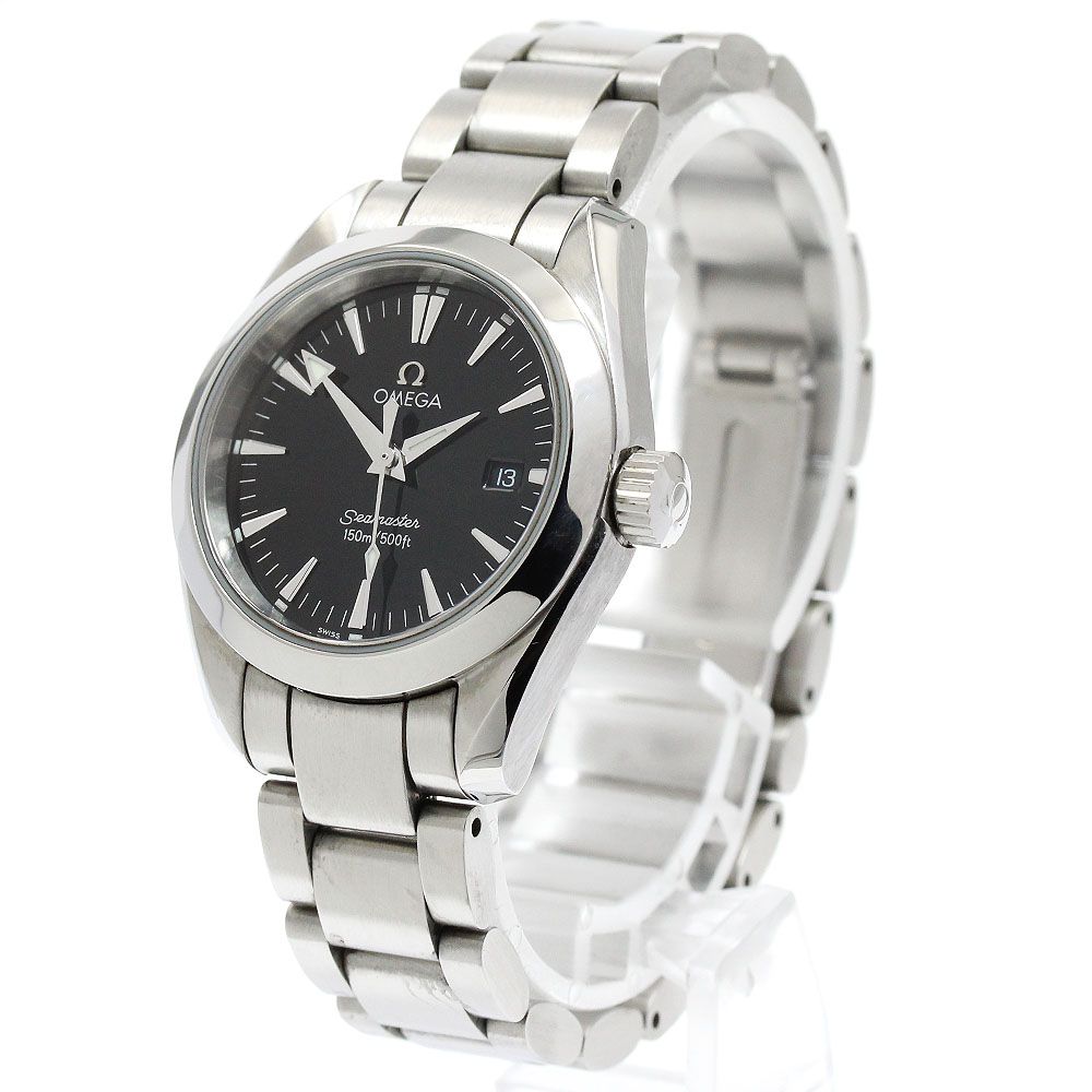 オメガ OMEGA 2577 50 シーマスター アクアテラ デイト クォーツ レディース _916454