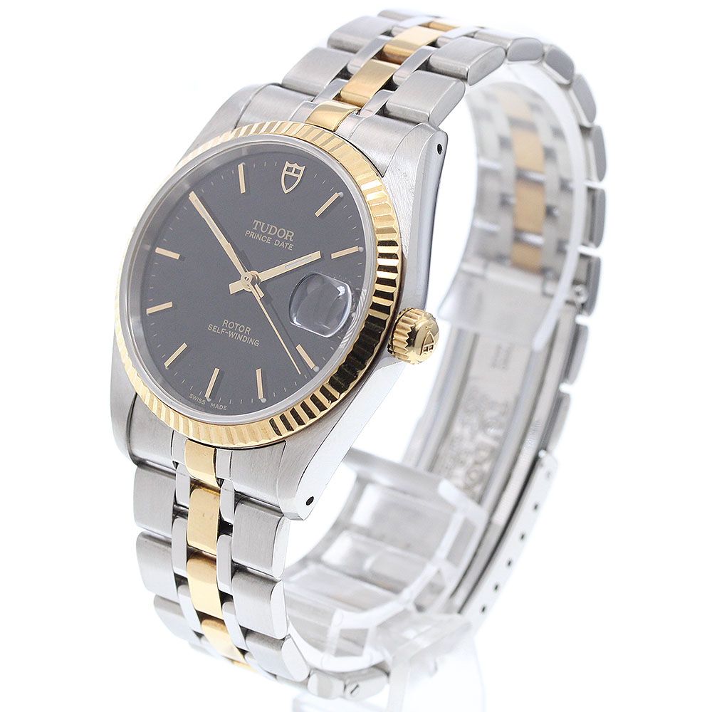 チュードル TUDOR 74033 プリンス デイト YGベゼル 自動巻き メンズ