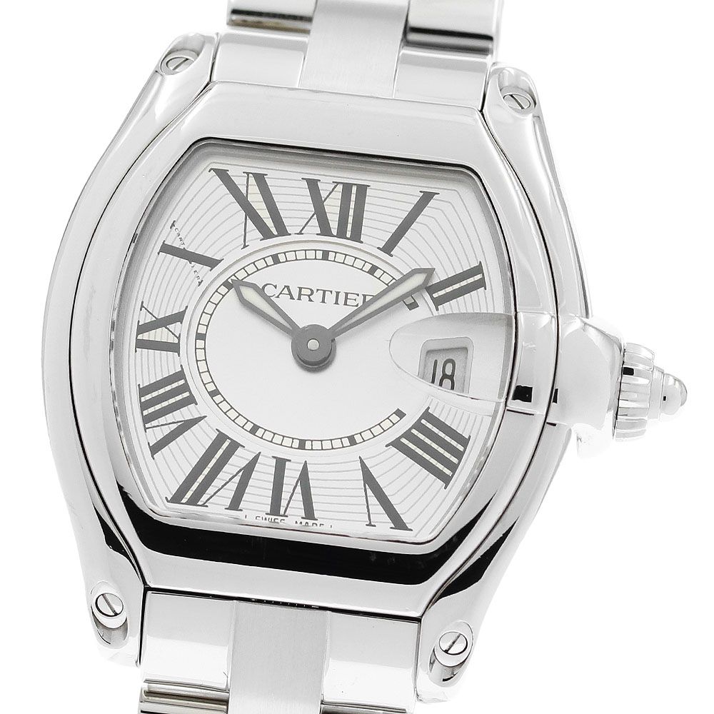 カルティエ CARTIER W62016V3 ロードスター SM デイト クォーツ