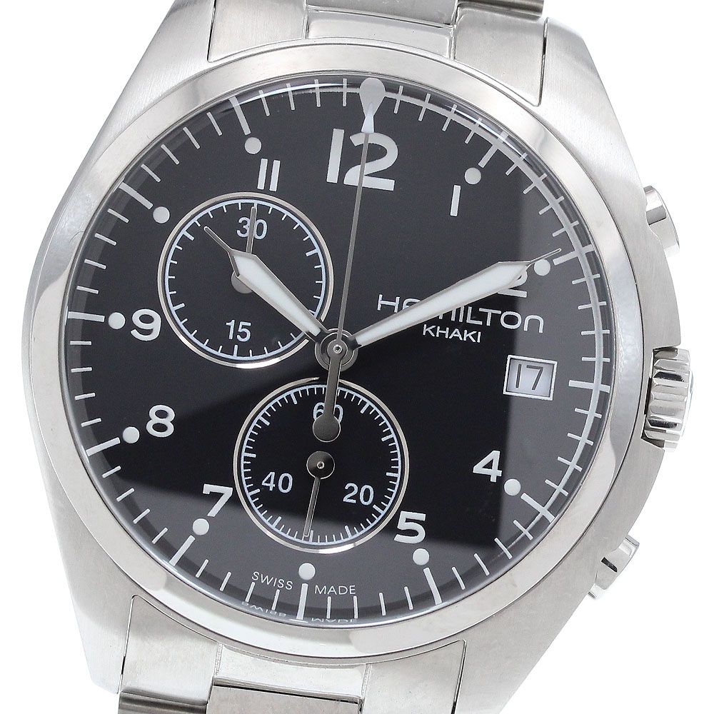ハミルトン HAMILTON H765120 カーキ パイロット クロノグラフ デイト