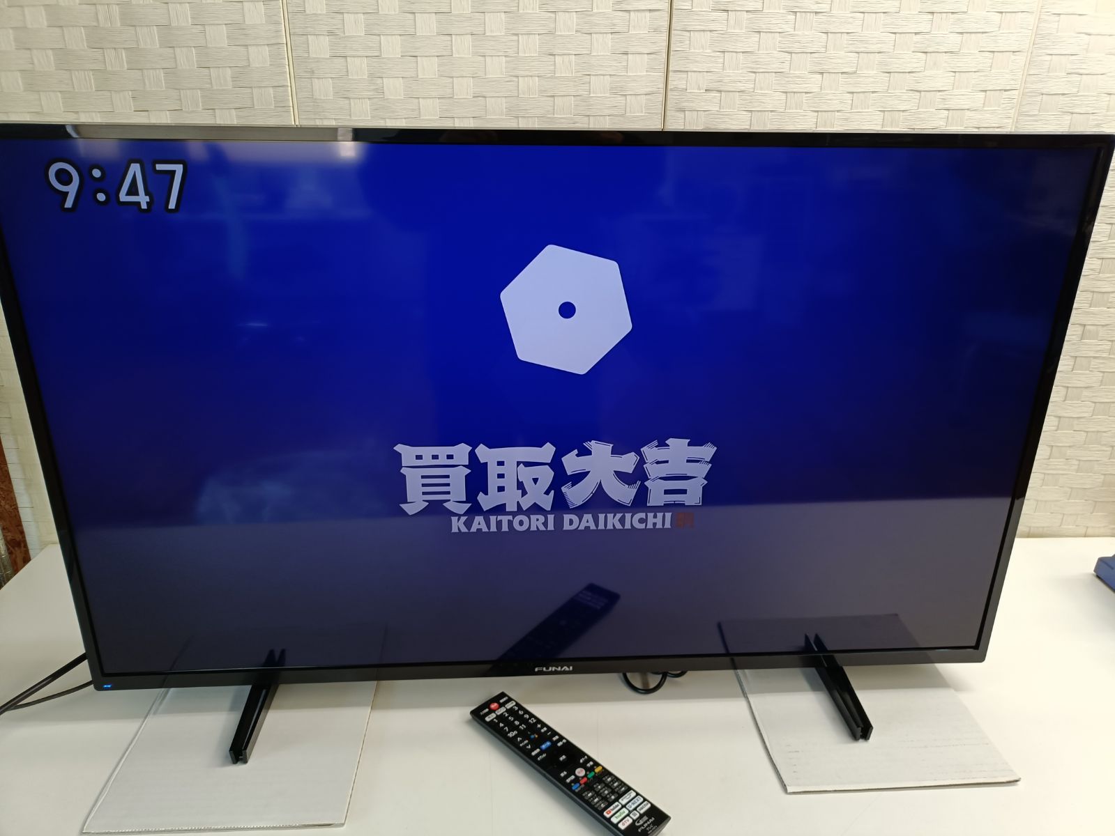 フナイ funai 43V型 4K 液晶テレビ Android TV FL-43U3330 2020年製