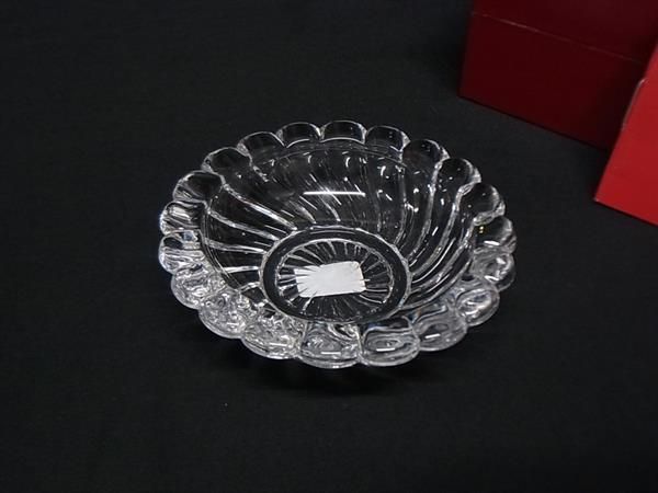 □新品同様□ Baccarat バカラ クリスタルガラス 灰皿 アッシュトレイ