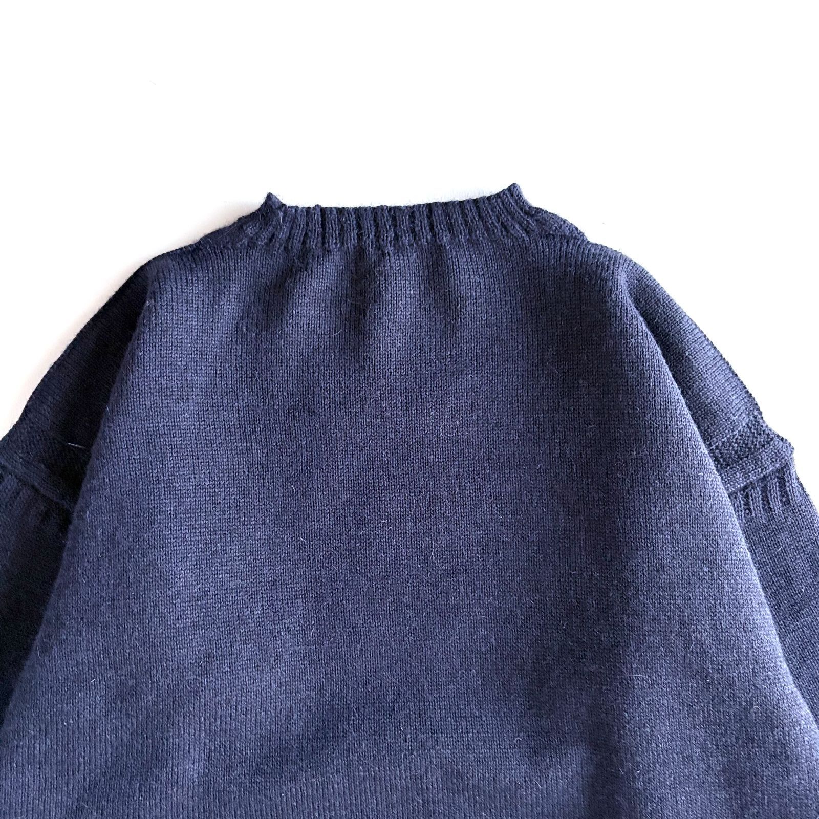 佃*煮様 ルトリコチュール　ウールガンジーセーター　50 Le Tricoteur - GUERNSEY SWEATER