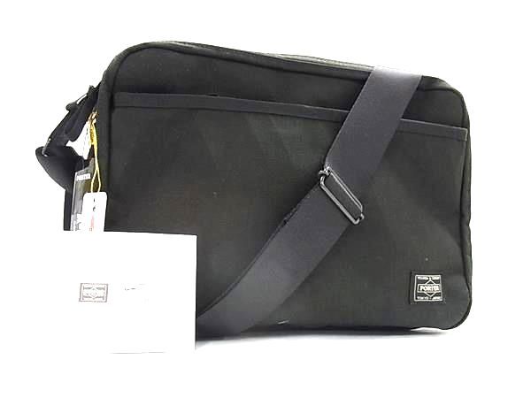 PORTER ポーター キャンバス ナイロンキャンバス ショルダーバッグ 肩掛け メンズ ブラック系 FU 3372