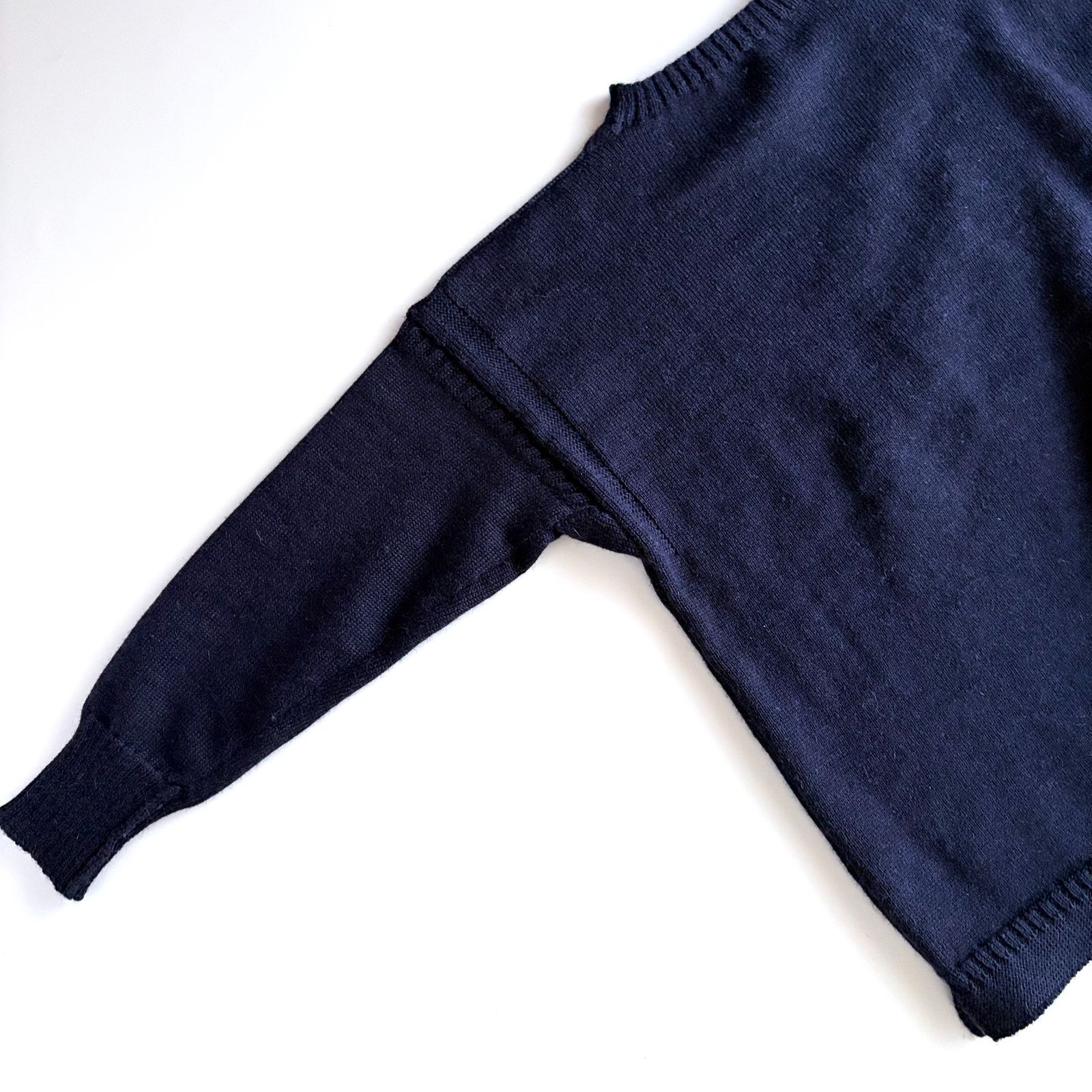 サイズ50 le tricoteur（ルトリコチュール）ウールガンジーセーター Le Tricoteur（ルトリコチュール）の「Le Tricoteur