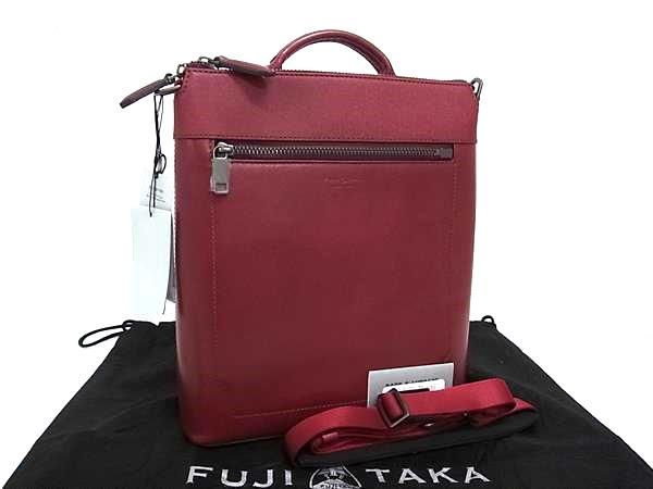 □新品□未使用□ FUJITAKA フジタカ レザー 2WAY ハンドバッグ ワン