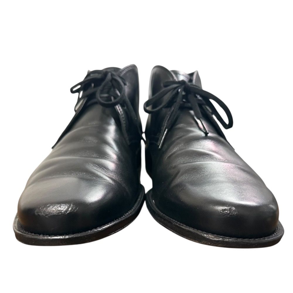 TOD S トッズ レザー チャッカブーツ サイズ7 26 cm相当 ブラック メンズ 古着