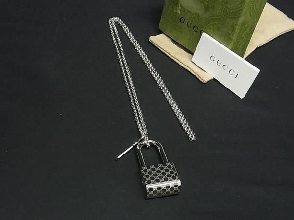 □新品同様□ GUCCI グッチ 南京錠 カデナ ネックレス ペンダント