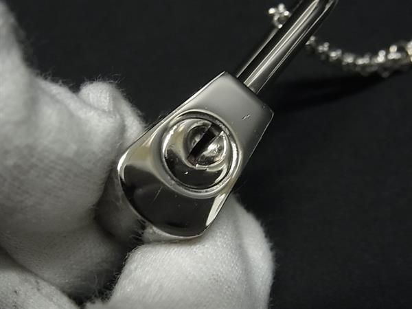 非売品】グッチ 南京錠 カデナ ノベルティ シルバー ネックレス 限定