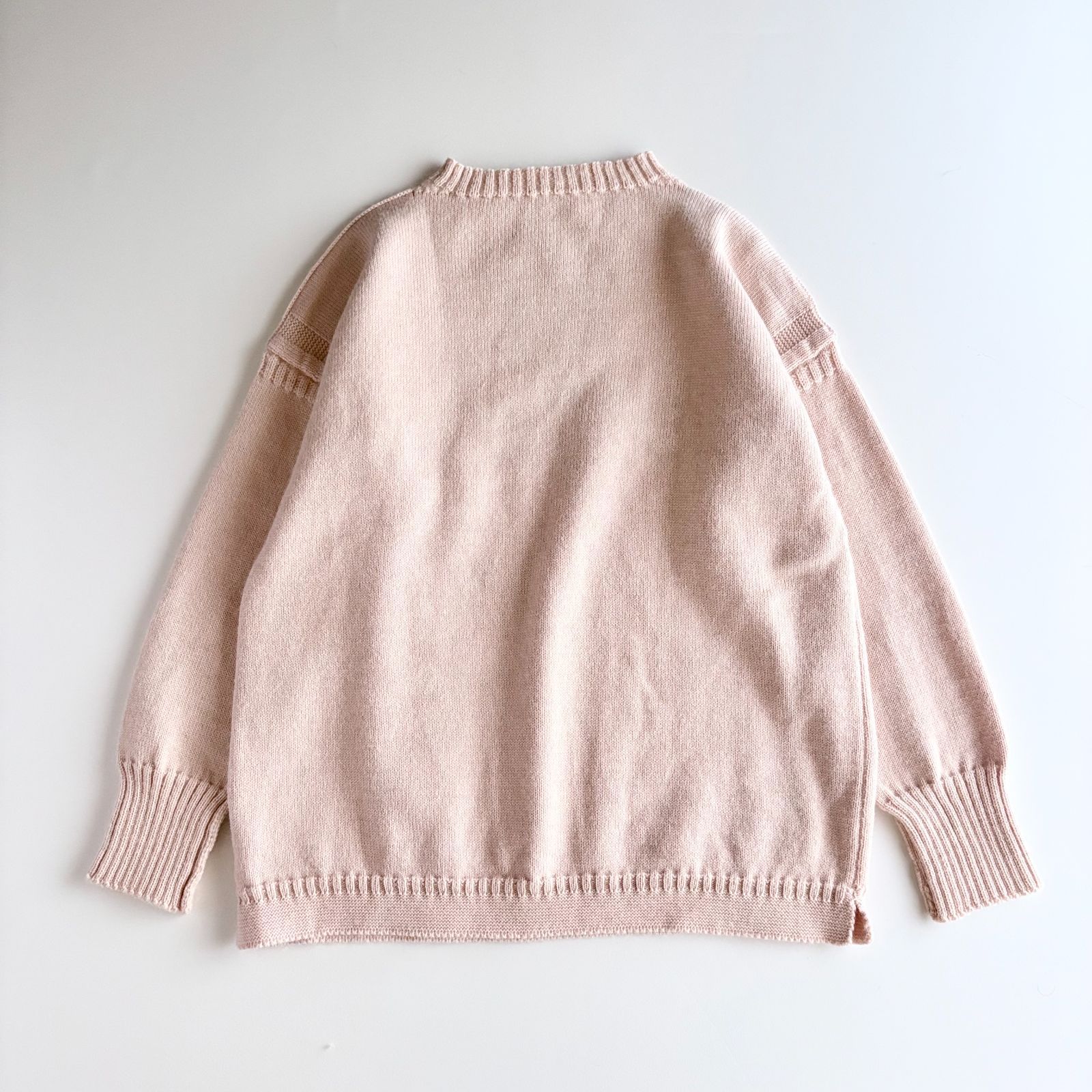 佃*煮様 ルトリコチュール　ウールガンジーセーター　50 Le Tricoteur - GUERNSEY SWEATER