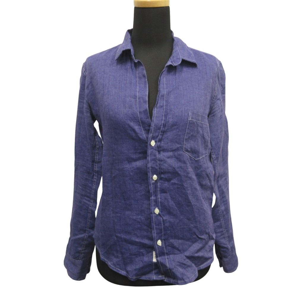 美品 Frank&Eileen フランク&アイリーン リネン スキッパー シャツ