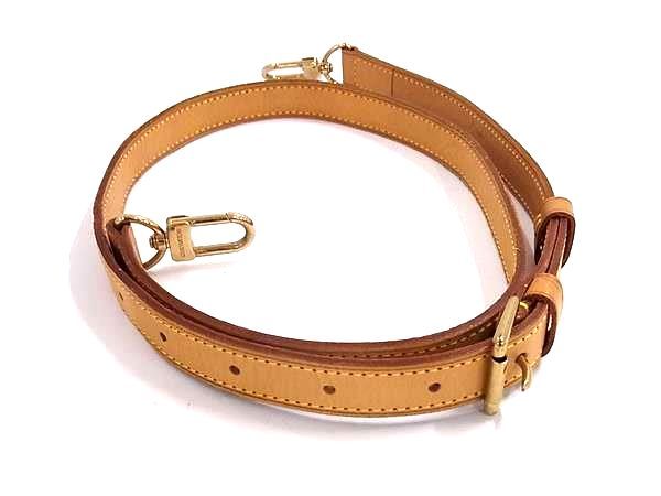 LOUIS VUITTON ルイヴィトン レザー バッグ用 ショルダーストラップ 斜め掛け 肩掛け ブラウン系 FU 5360