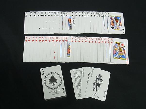 □極美品□ TIFFANY＆Co ティファニー トランプ テーブルゲーム カード
